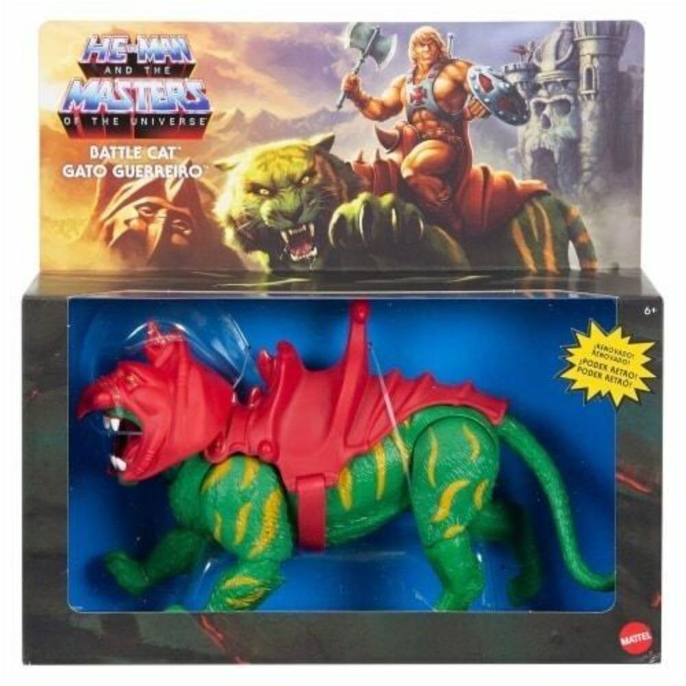 Masters of the Universe Battle Cat Fighting Tiger. 11in Action Figure